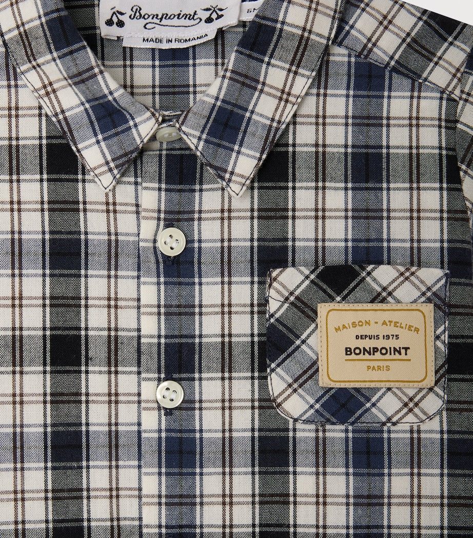 Bonpoint Check Print Shirt (6-18 Months)