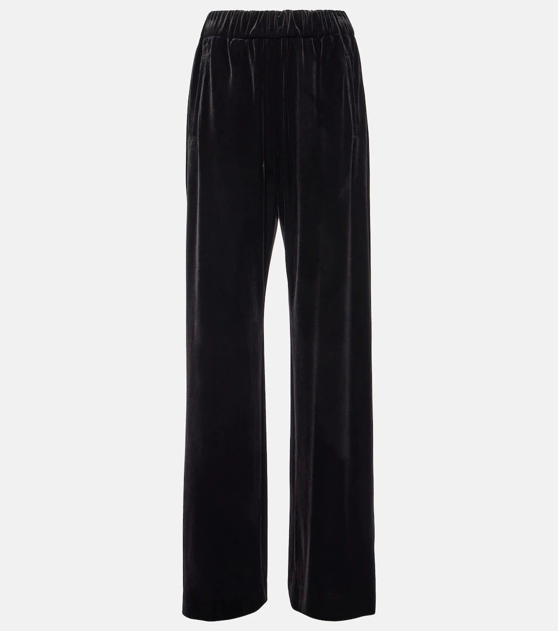 Dolce&Gabbana - High-rise velvet wide-leg pants