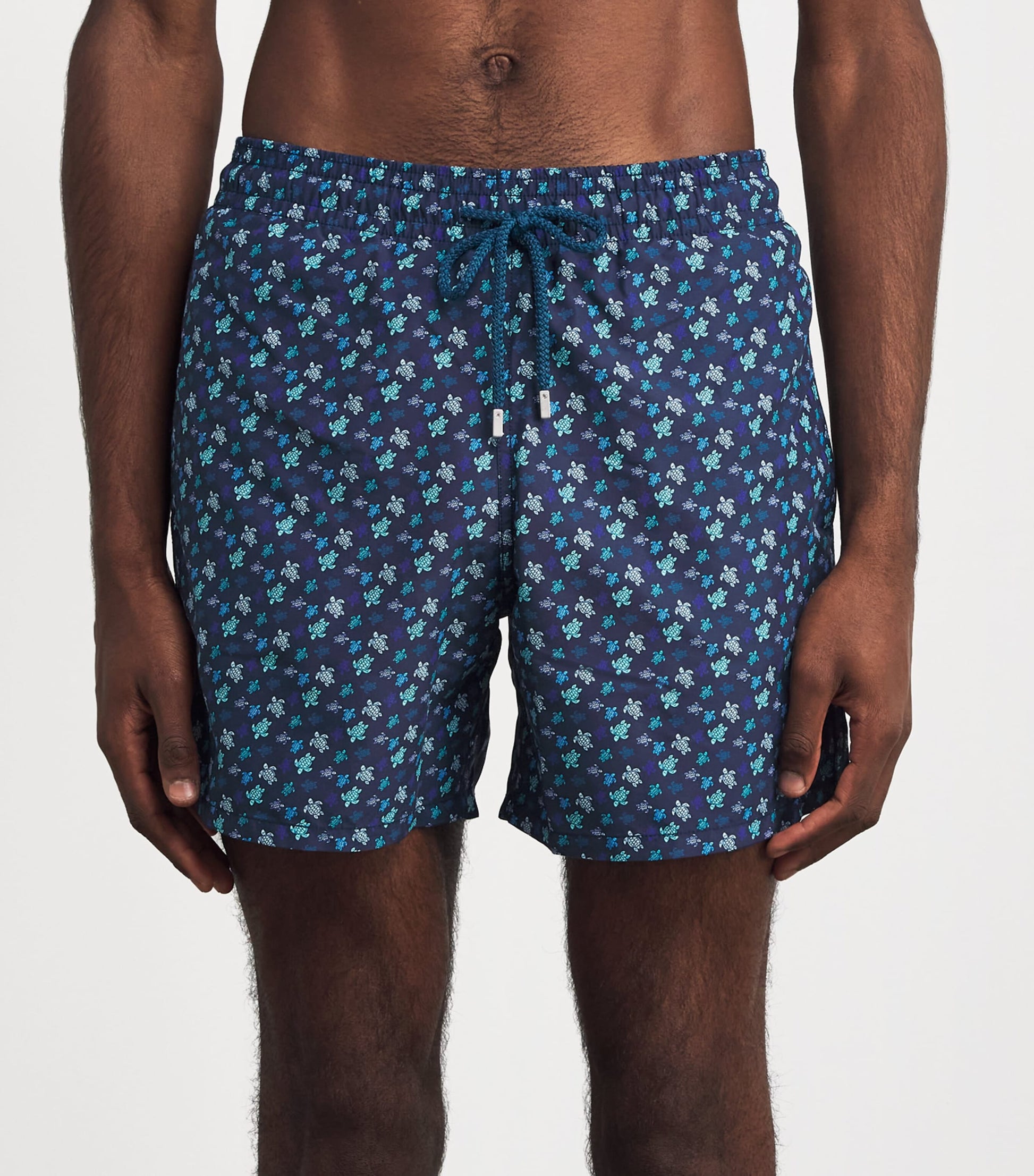 Micro Turtle Print Moorea Swim Shorts
