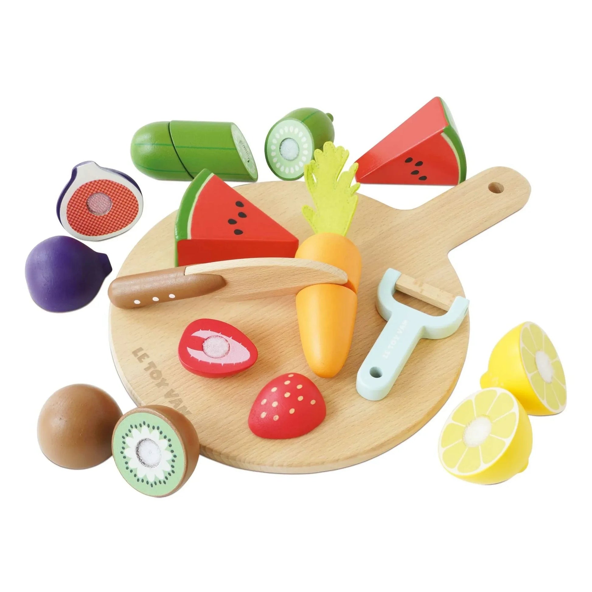 Le Toy Van - Cutting board and food