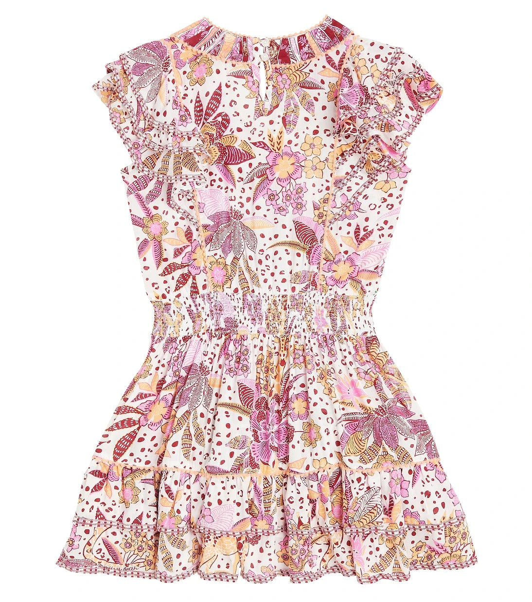 Poupette St Barth Kids - Camila printed ruffled dress