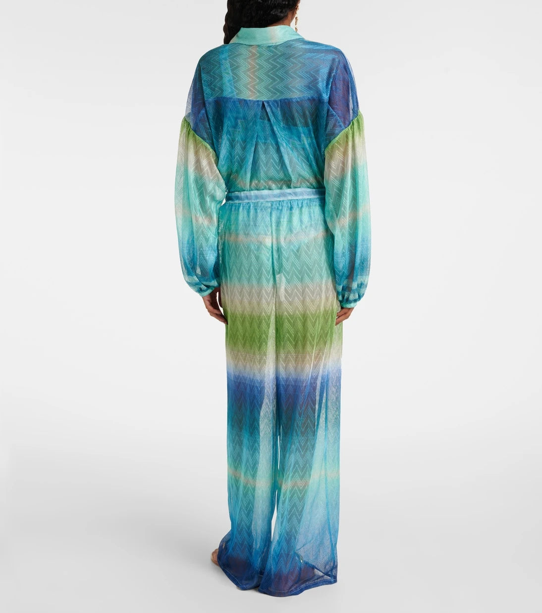 Missoni - Zigzag palazzo pants