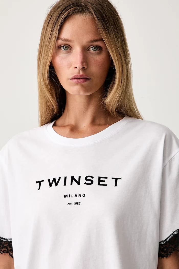 Twinset pamuklu tişört