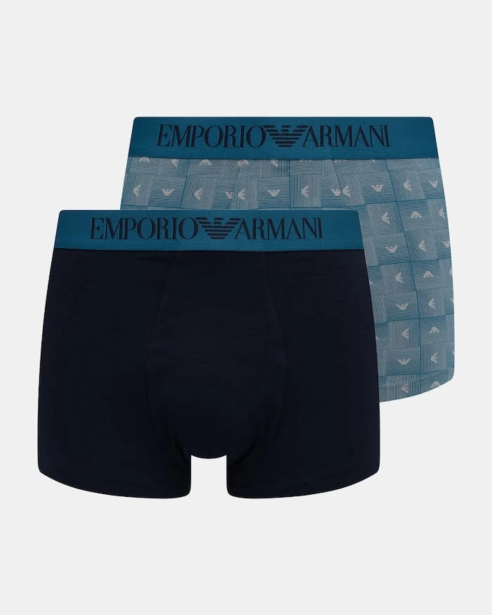Emporio Armani Underwear erkek pamuk elastan dar boxer 2 adet