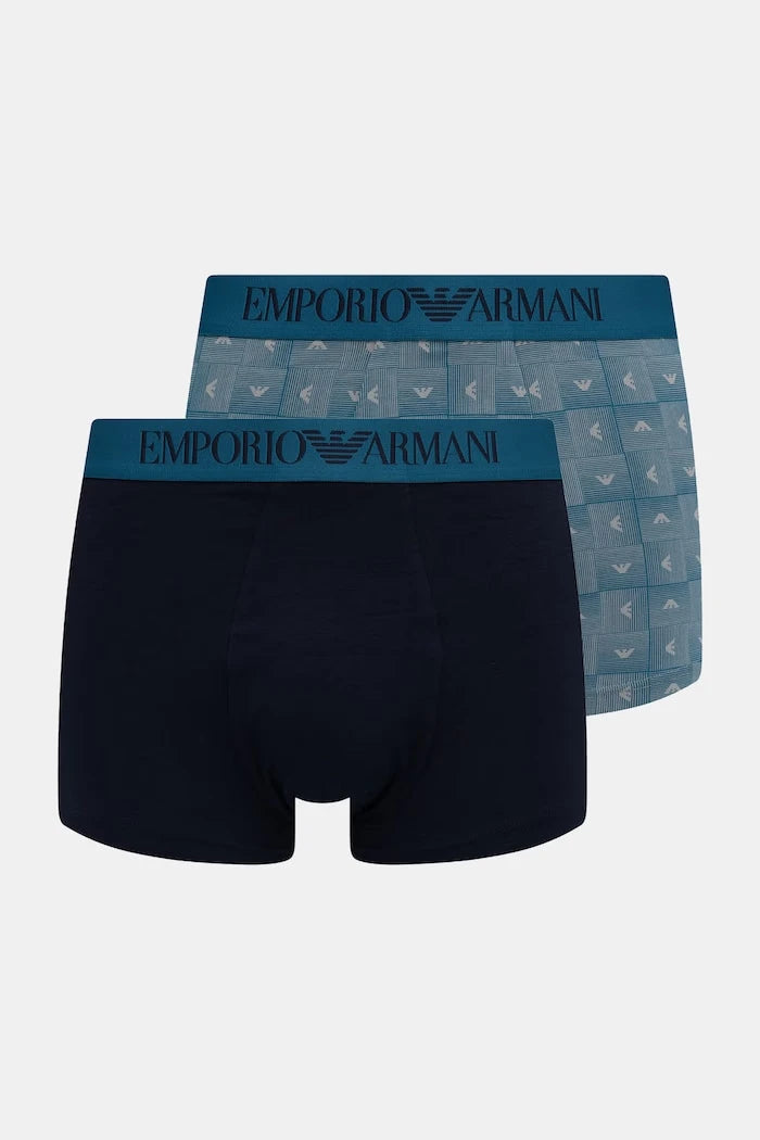 Emporio Armani Underwear erkek pamuk elastan dar boxer 2 adet