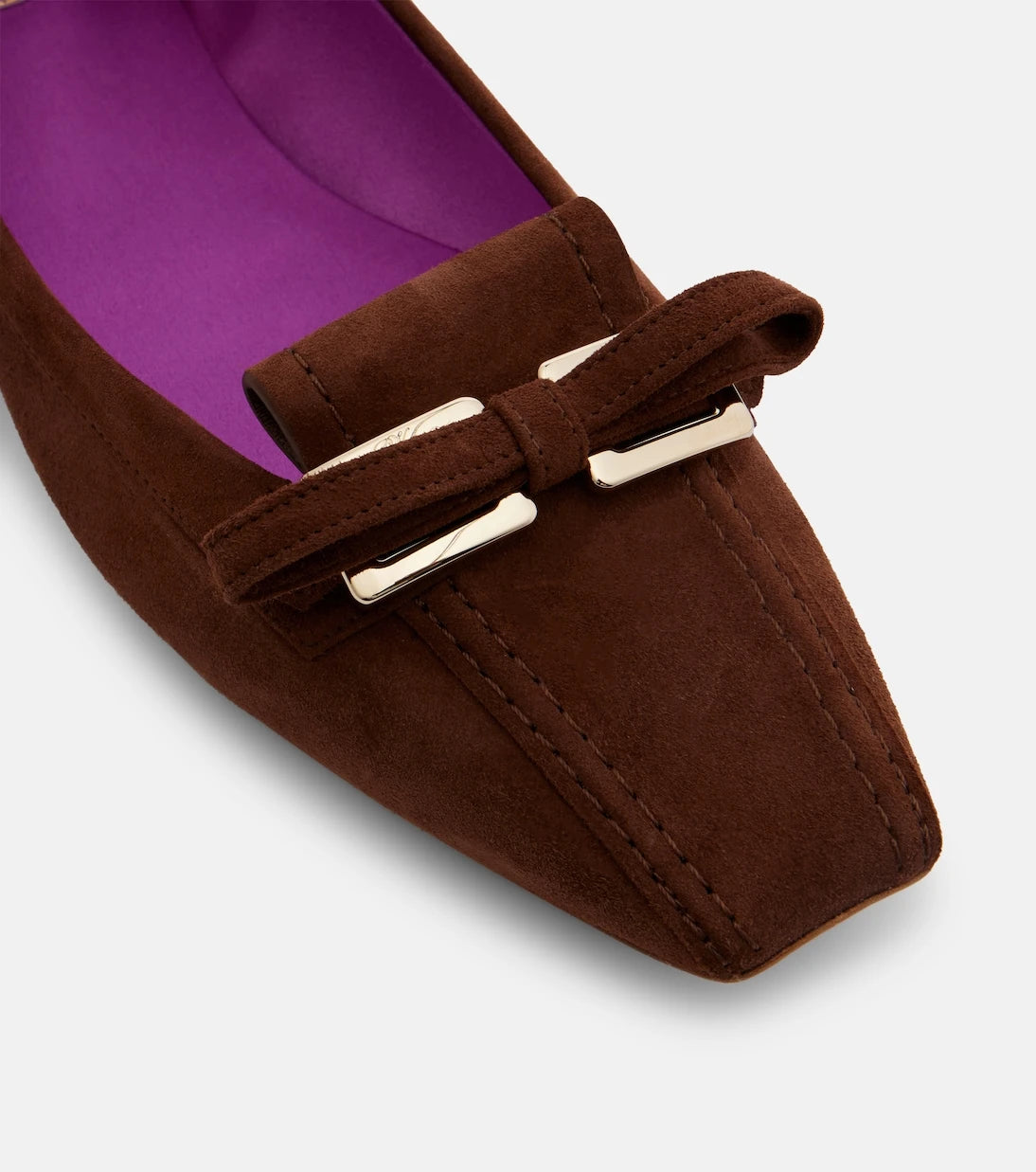Roger Vivier - Trompette suede ballet flats