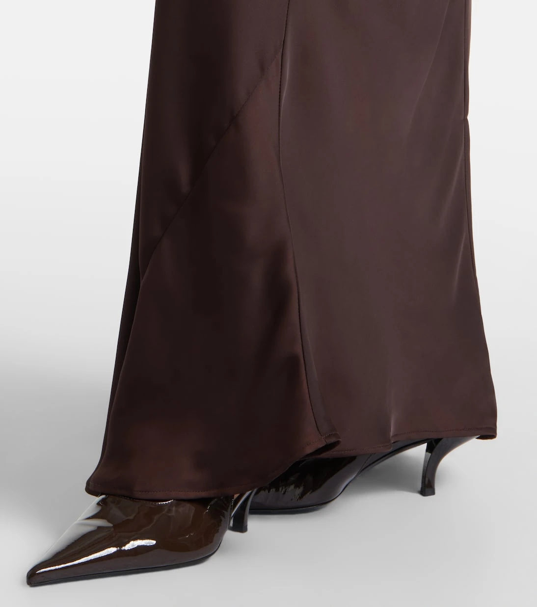 Rotate - Halterneck satin maxi dress