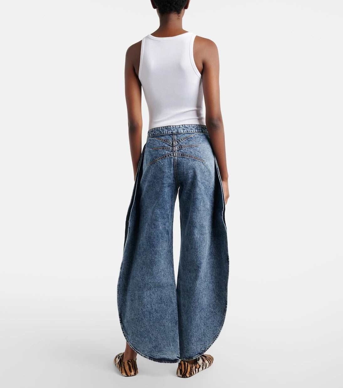 Alaïa - Barrel-leg jeans