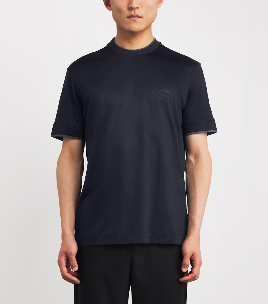 Emporio Armani Rubberised Logo T-Shirt