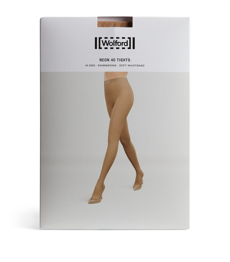 Beige Neon 40 Tights