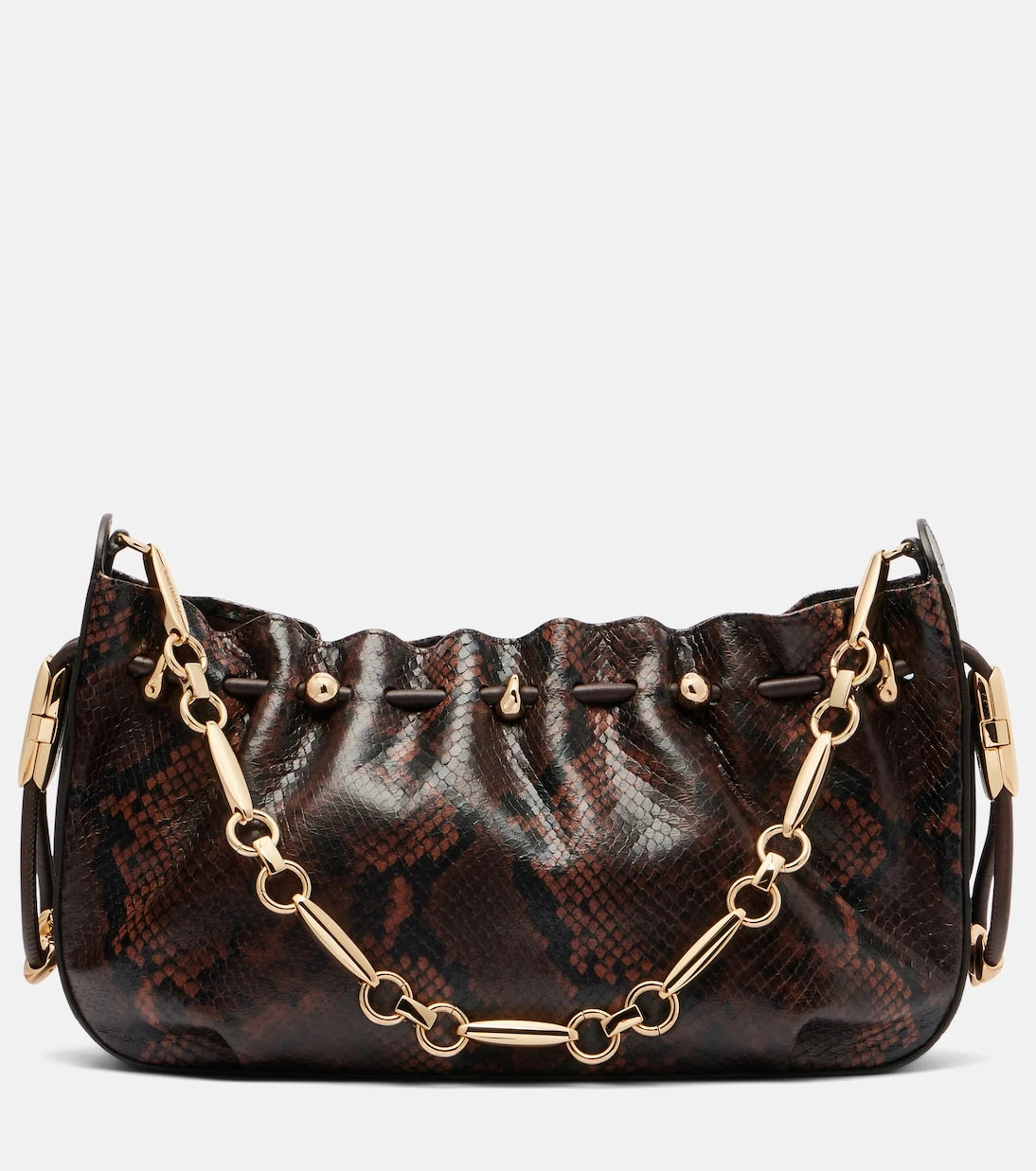 Zimmermann - Halcyon snake-effect leather shoulder bag