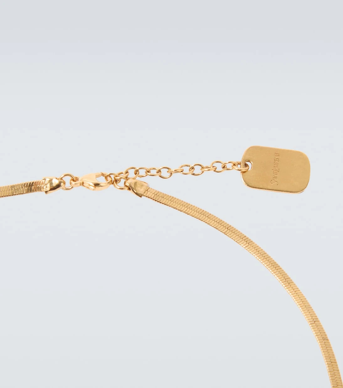 Saint Laurent - Engraved necklace