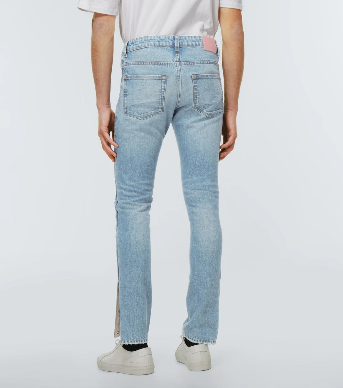 Due Diligence - Slim-fit distressed jeans