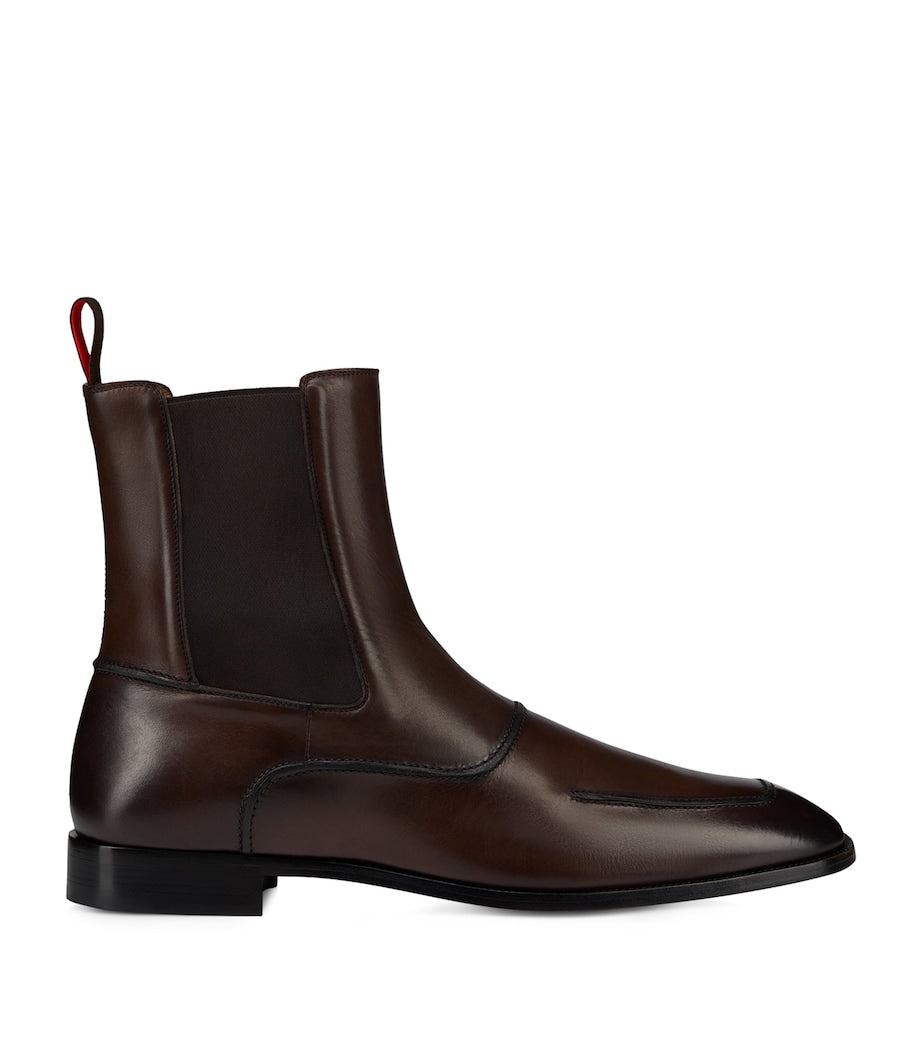 Christian Louboutin Serchelsea Leather Ankle Boots