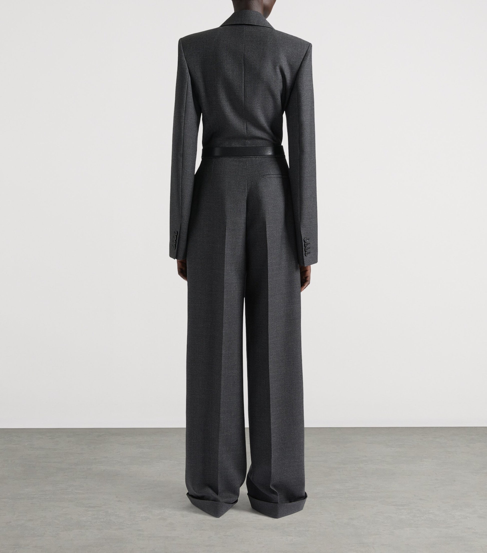 Givenchy Grey Wool Jumpsuit