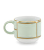 GINORI 1735 Porcelain Colonna Diva Verde Coffee Cup (85ml)