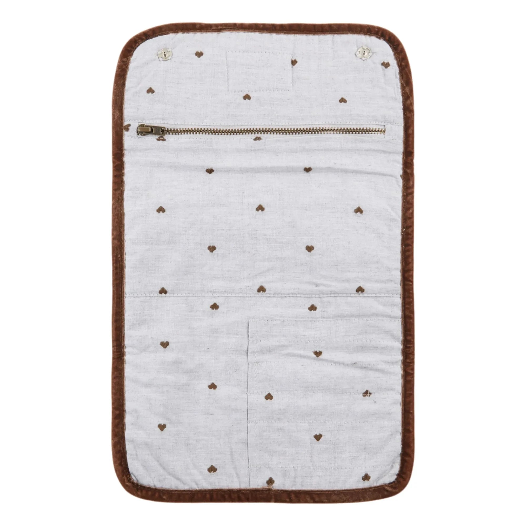 Emile et Ida - Pouch for make-up brushes | Grey