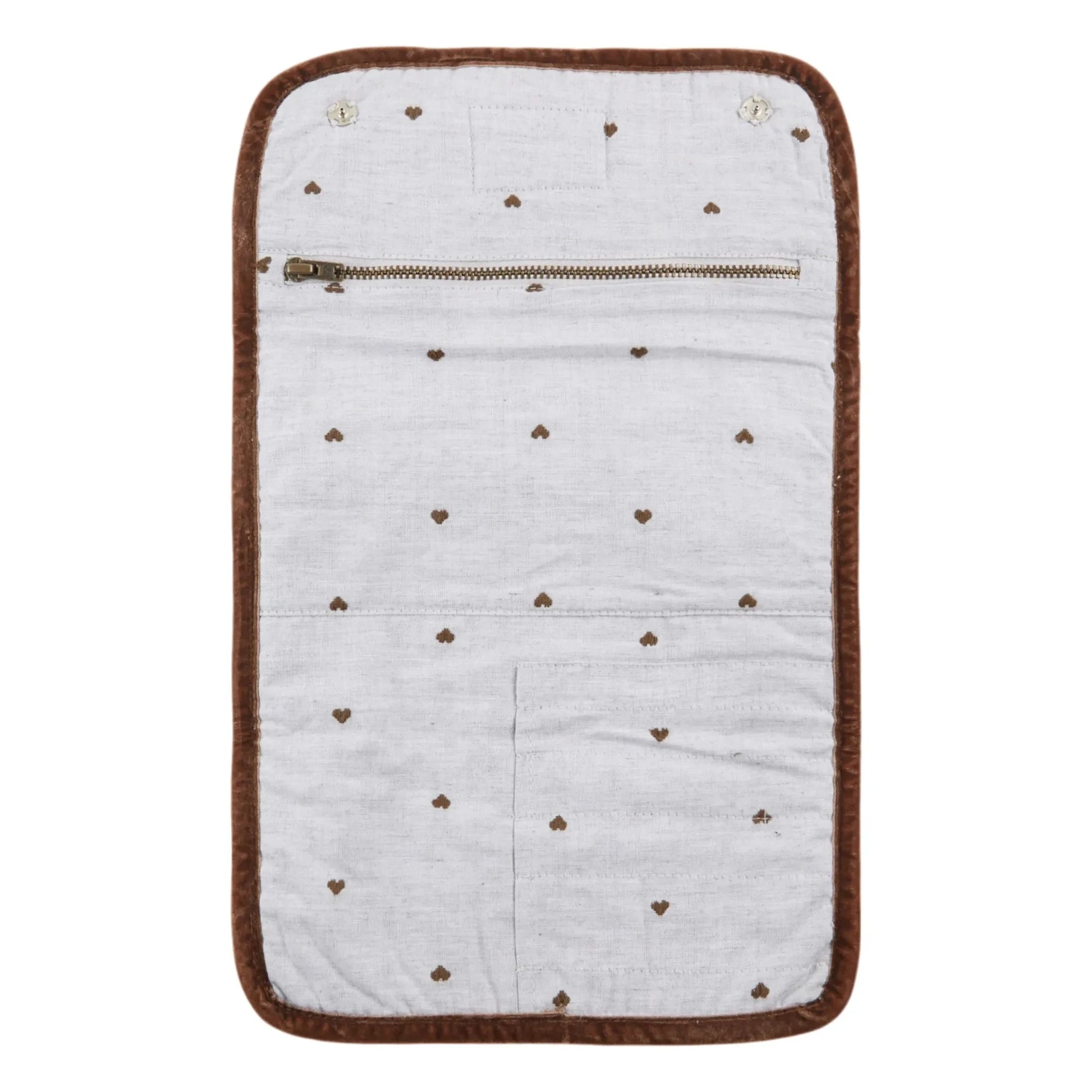 Emile et Ida - Pouch for make-up brushes | Grey