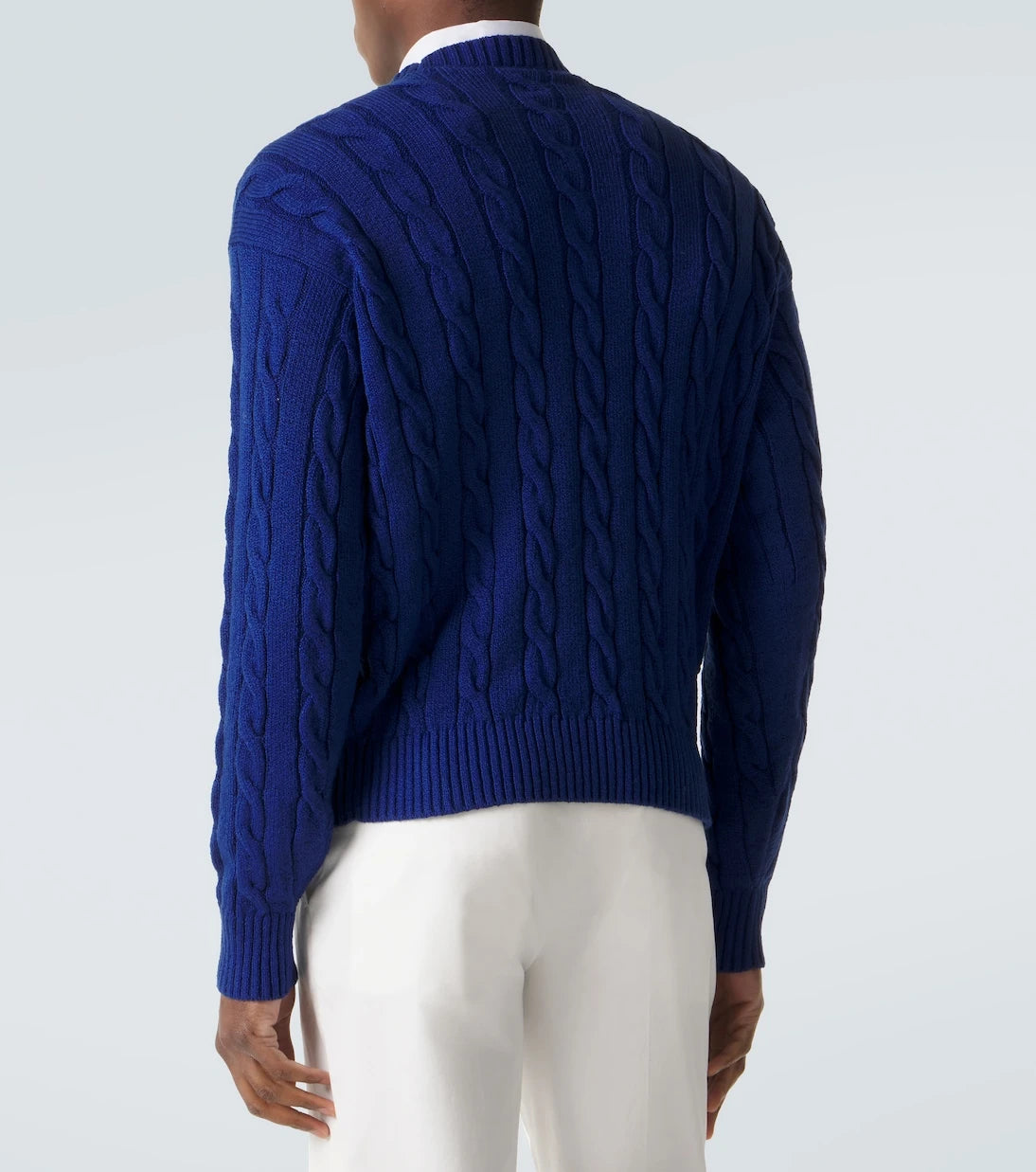 Dunhill - Cable-knit cotton sweater