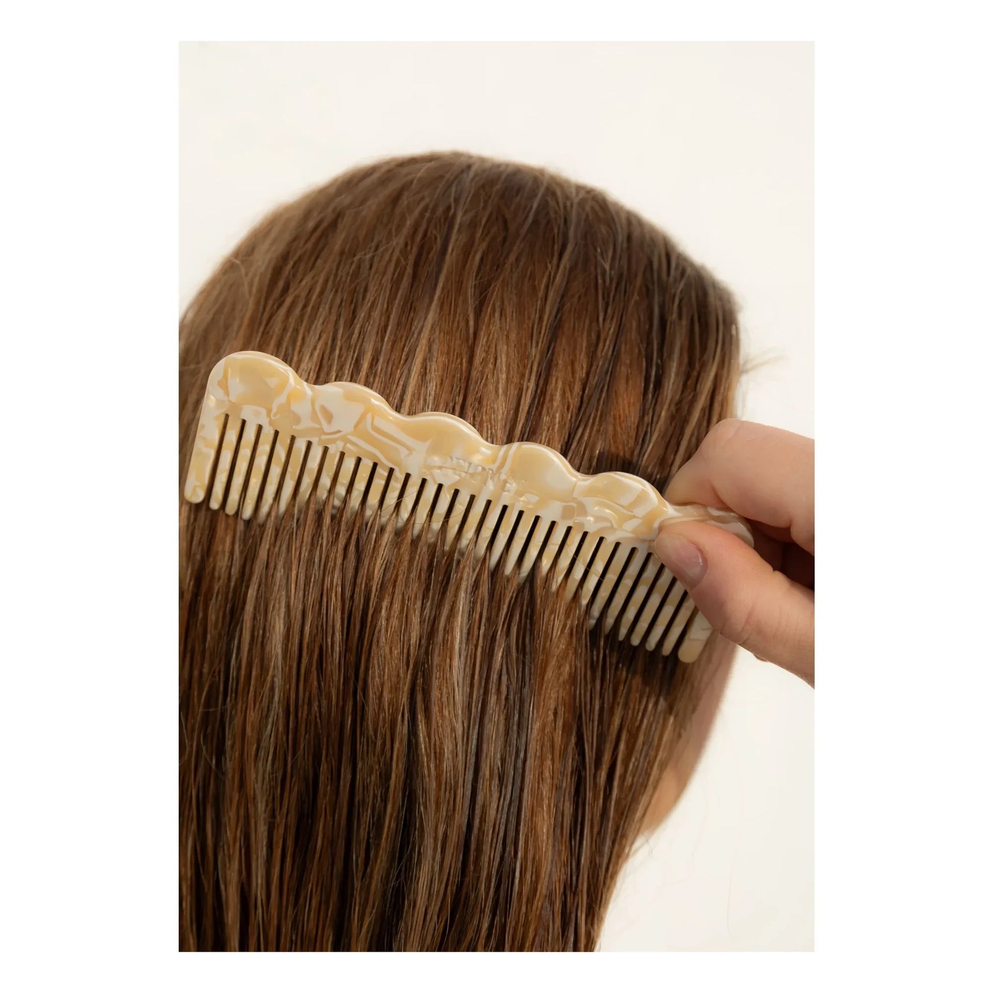 Peignée - Signature comb - Pop corn | Ivory