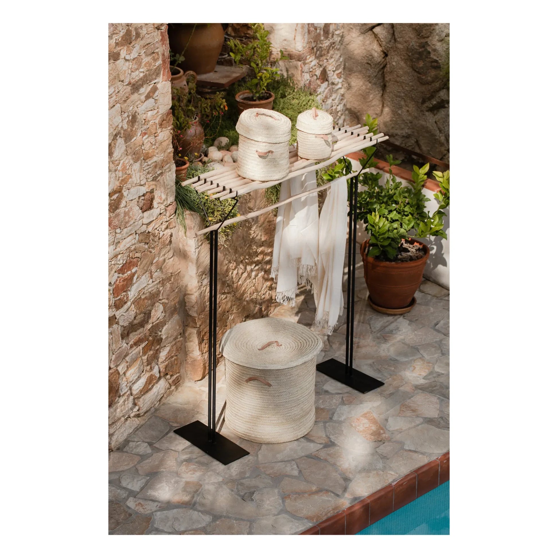 Cosydar - Clothing Rack with Stick Shelf  | Black