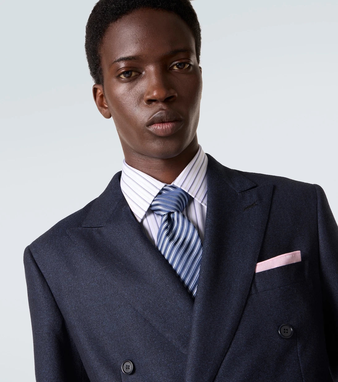 Charvet - Striped silk jacquard tie