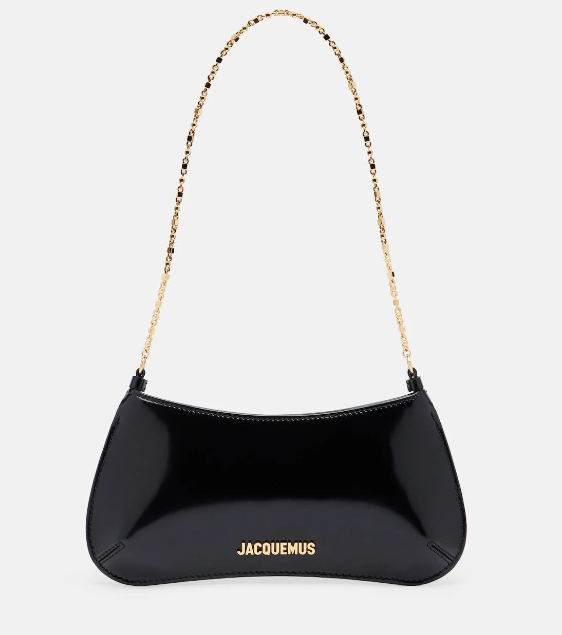جاكيموس - حقيبة كتف Bisou Chaine صغيرة من الجلد