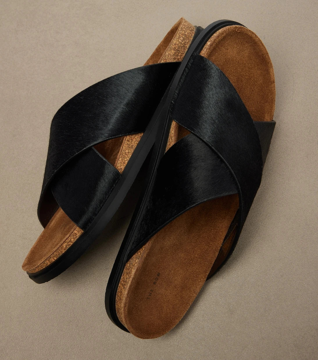 The Row - Cross calf hair sandals