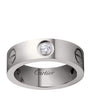 Cartier White Gold and Diamond LOVE Ring