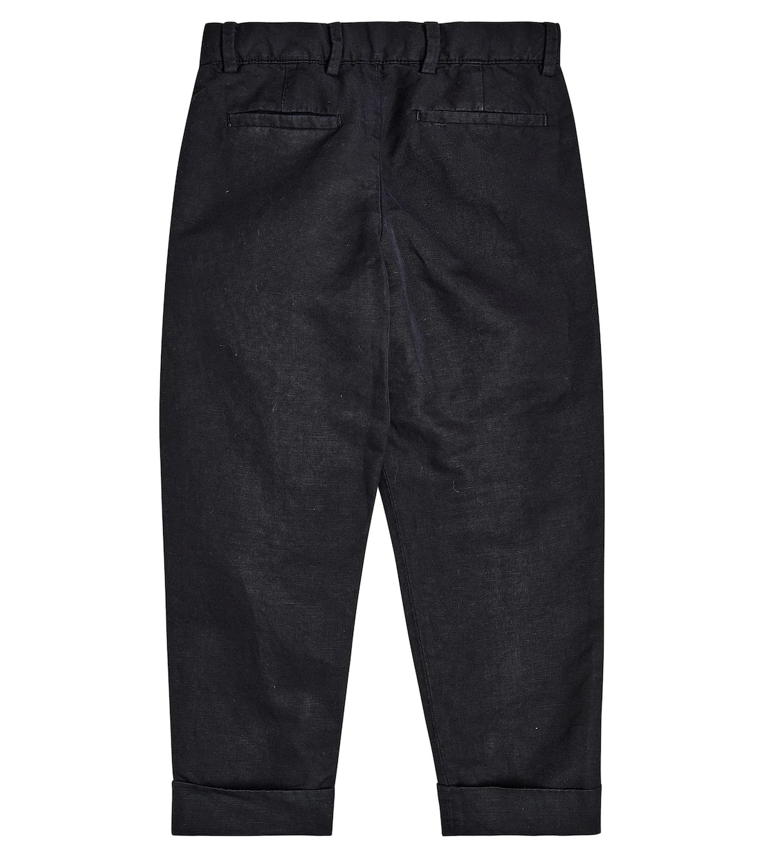 Brunello Cucinelli Kids - بنطال من الكتان والقطن
