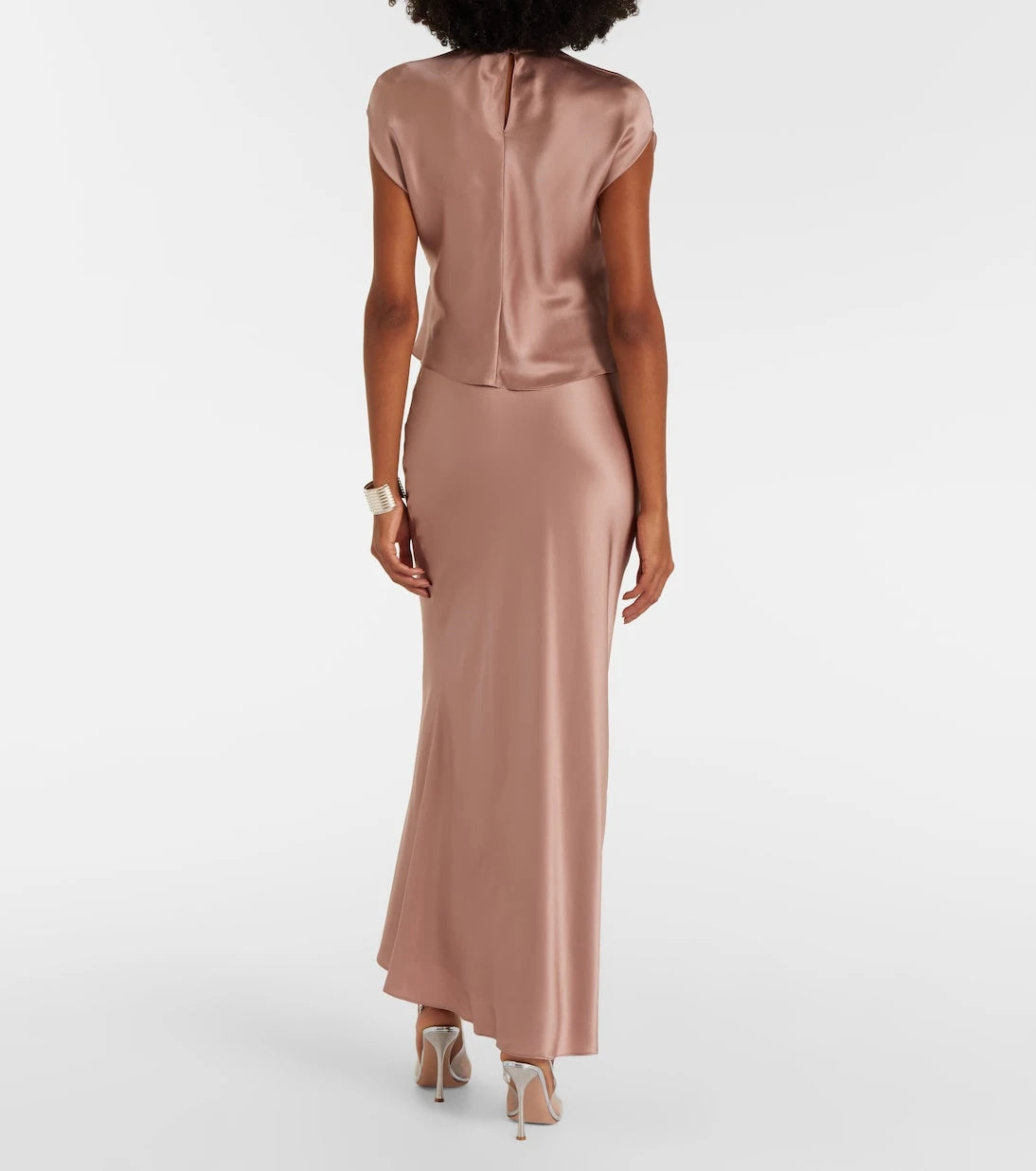 The Sei - Silk satin maxi skirt