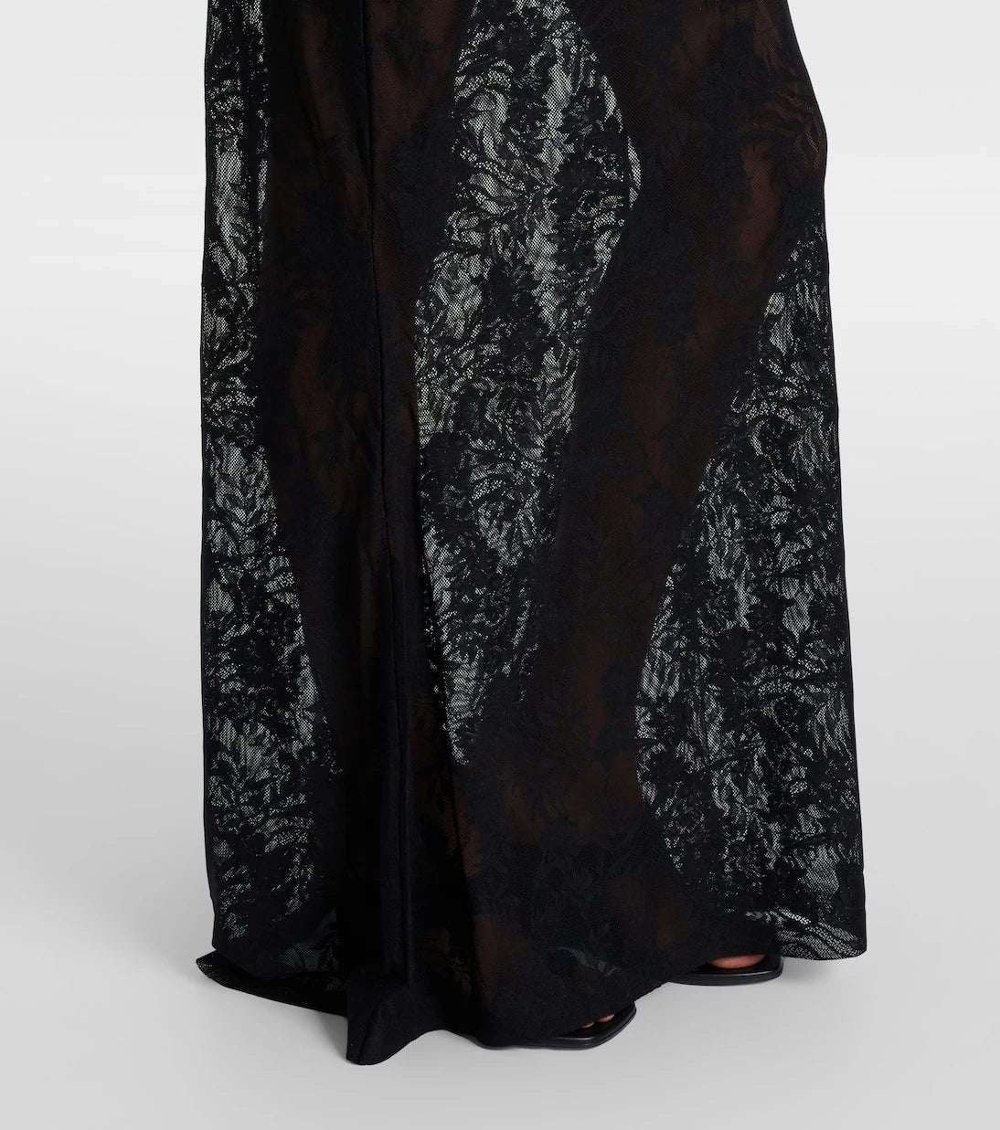 Norma Kamali - Obie floral lace gown