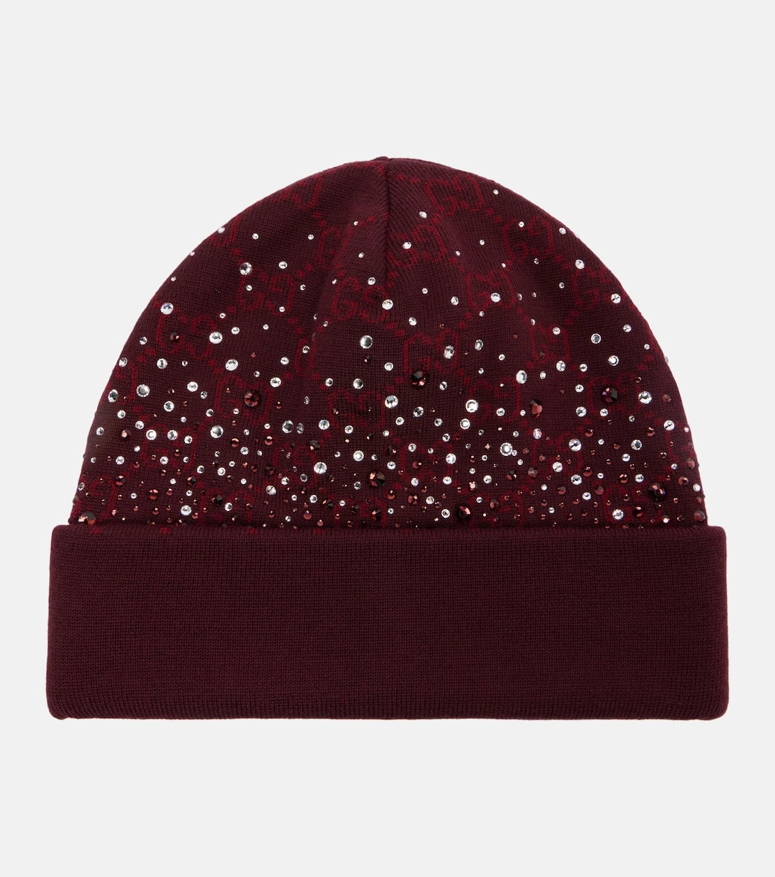 Gucci - GG crystal-embellished wool beanie
