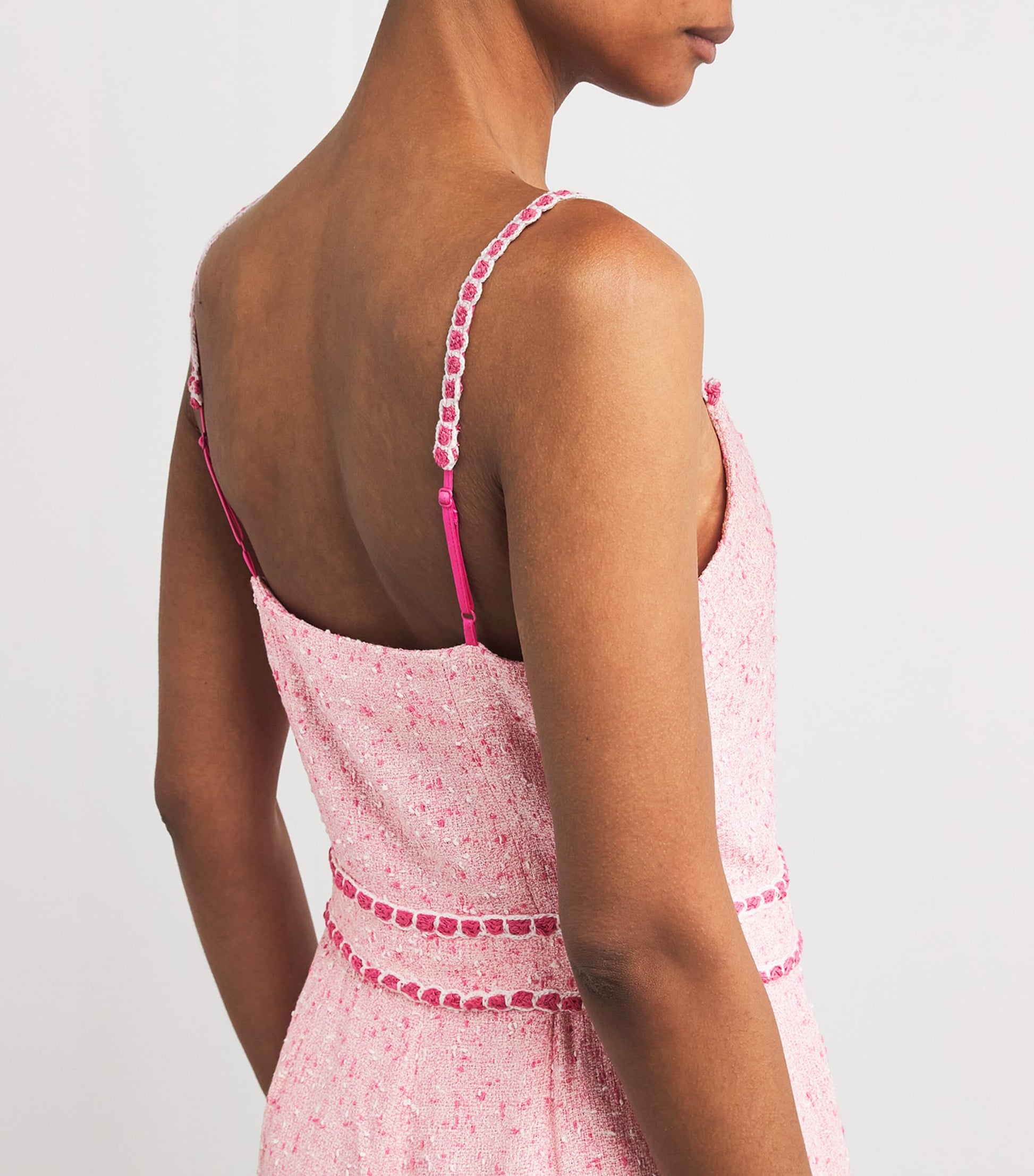 Pink Tweed Ginny Playsuit