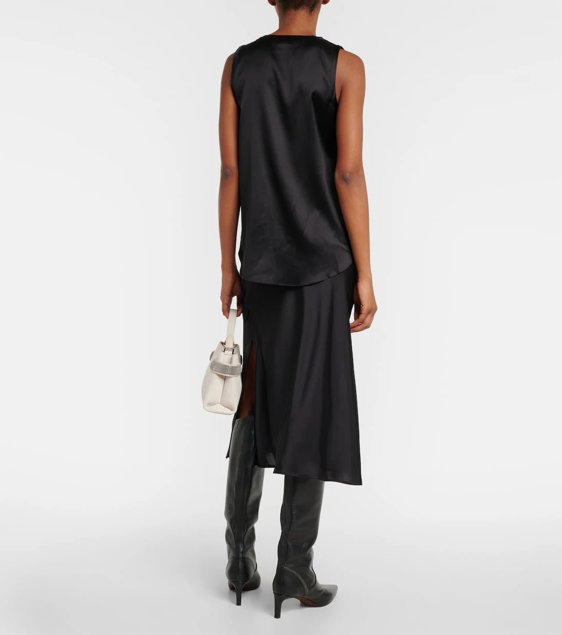 Brunello Cucinelli - Silk-blend tank top