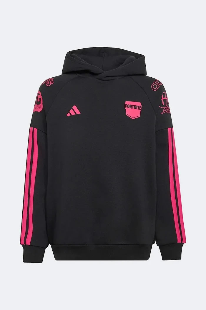 adidas суичър с качулка за деца с памук FORTNITE