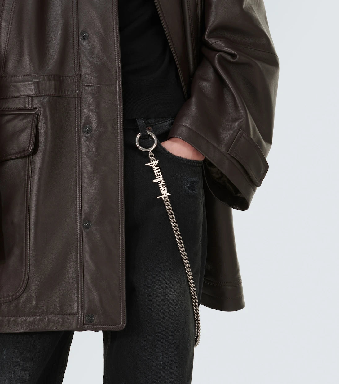 Balenciaga - Typo logo chain