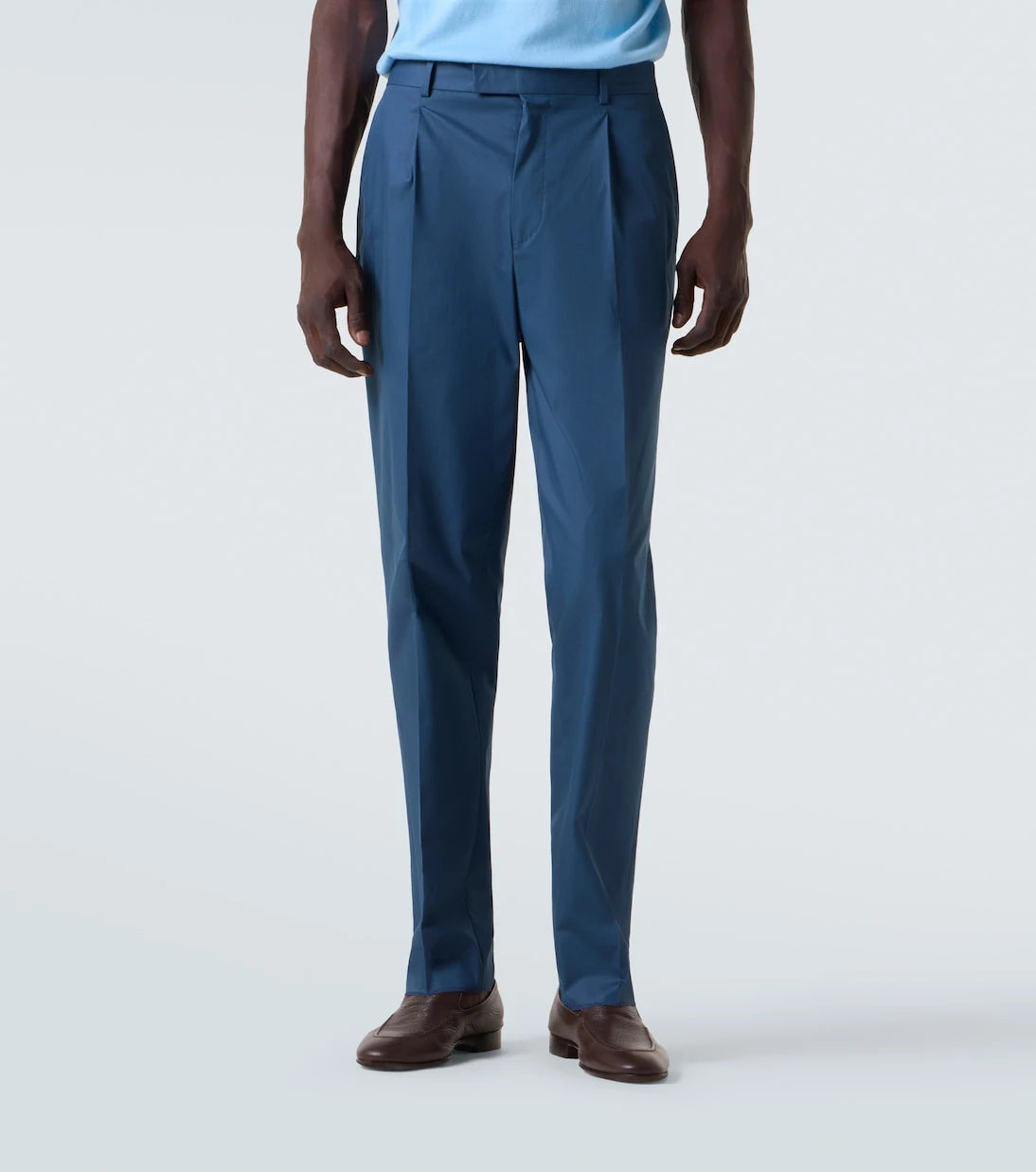 Zegna - Cotton straight pants