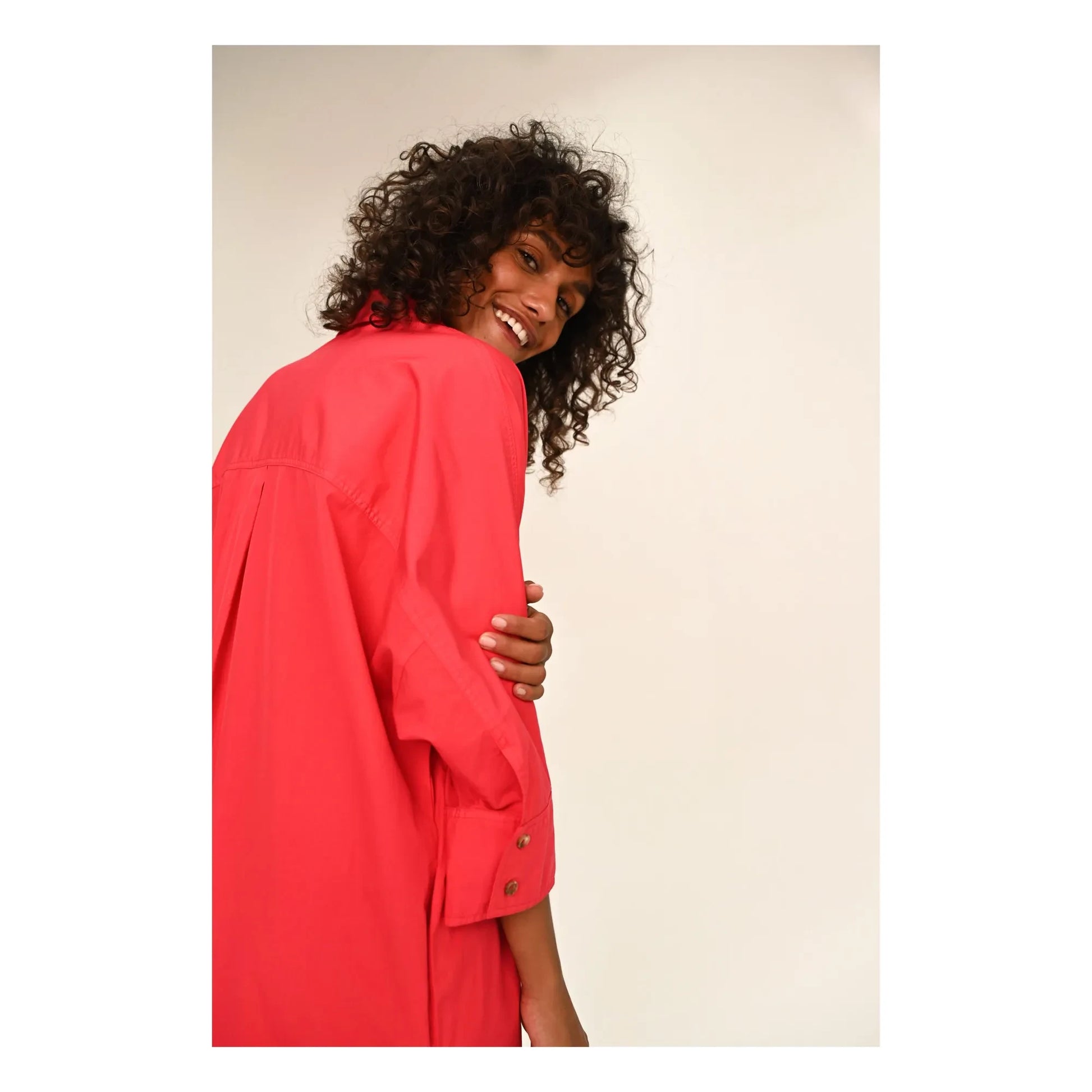 Sacrécoeur - Giulietta Popeline dress | Red