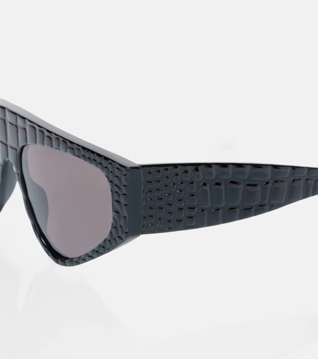 Alaïa - Lettering Logo flat-top sunglasses