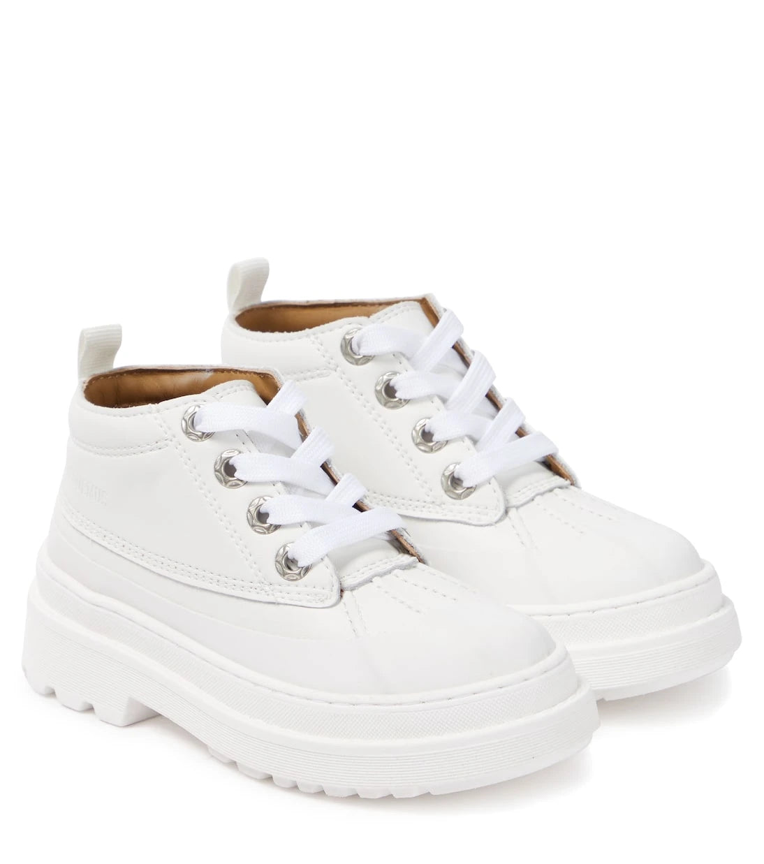 Jacquemus Enfant - Les Meunier leather ankle boots