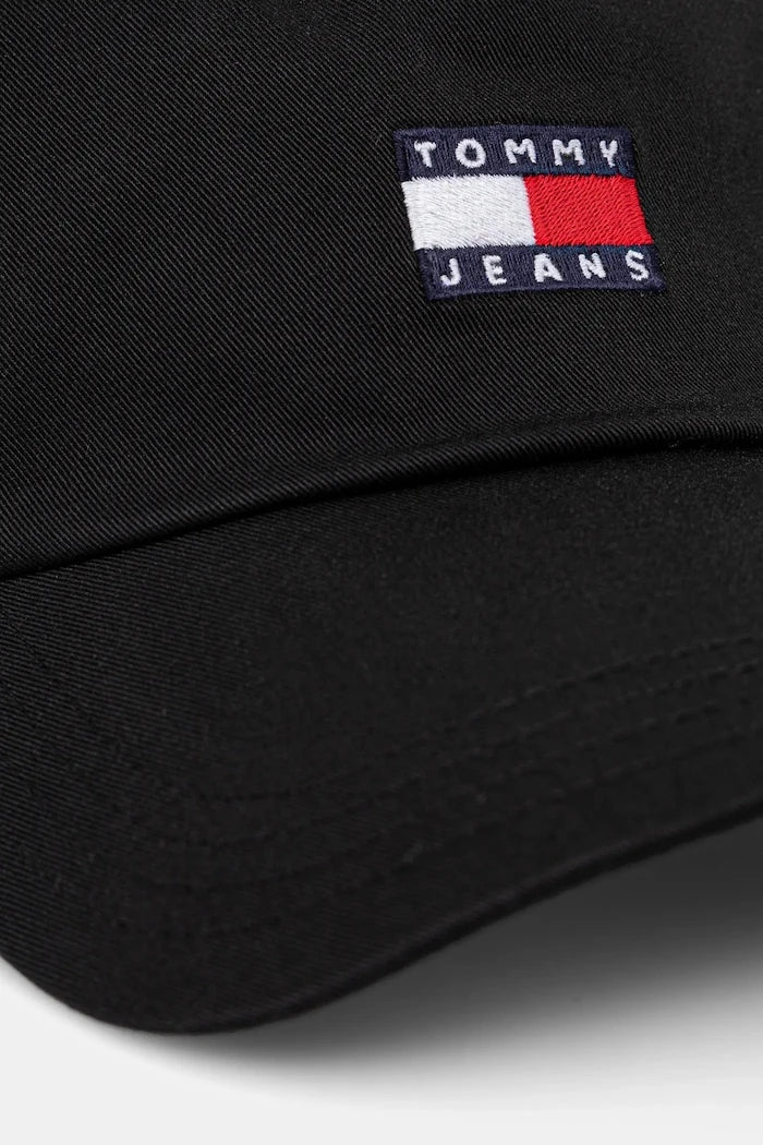 Tommy Jeans erkek pamuklu vizörlü şapka