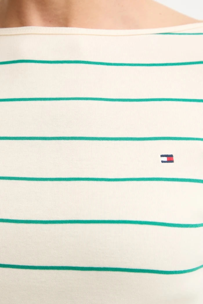 Tommy Hilfiger uzun kollu kadın pamuk bluz