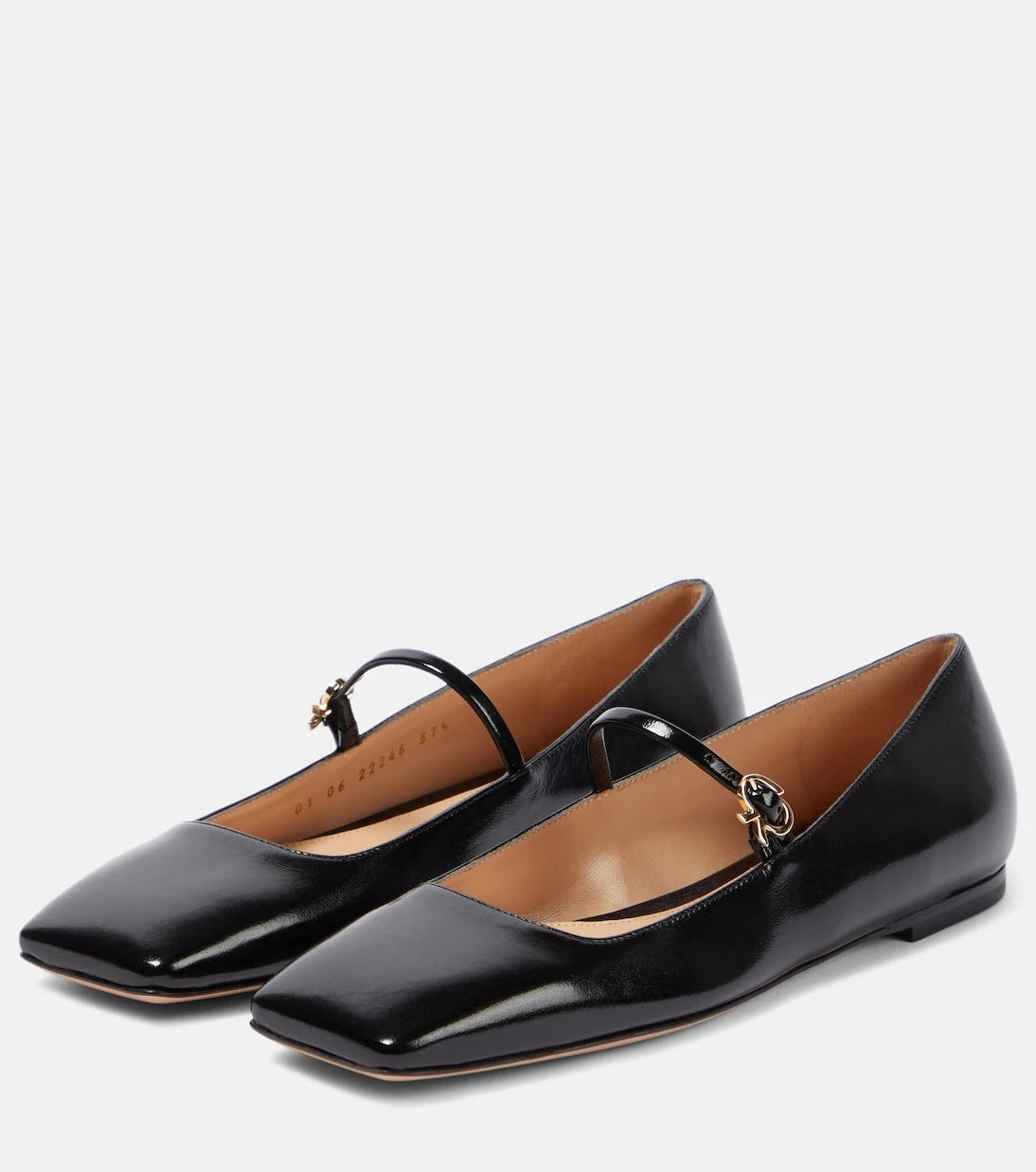 Gianvito Rossi - Christina patent leather ballet flats