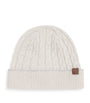 Cashmere Cable-Knit Beanie