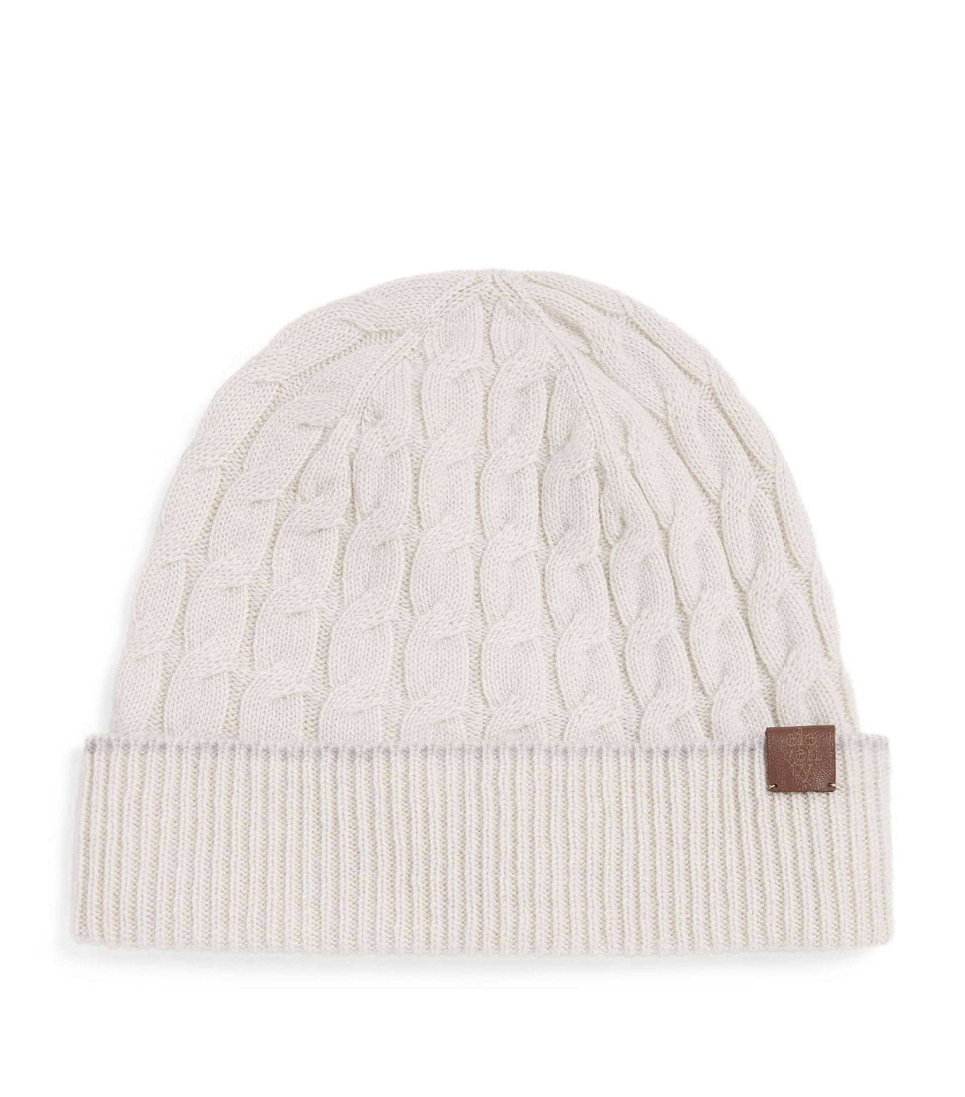 Cashmere Cable-Knit Beanie