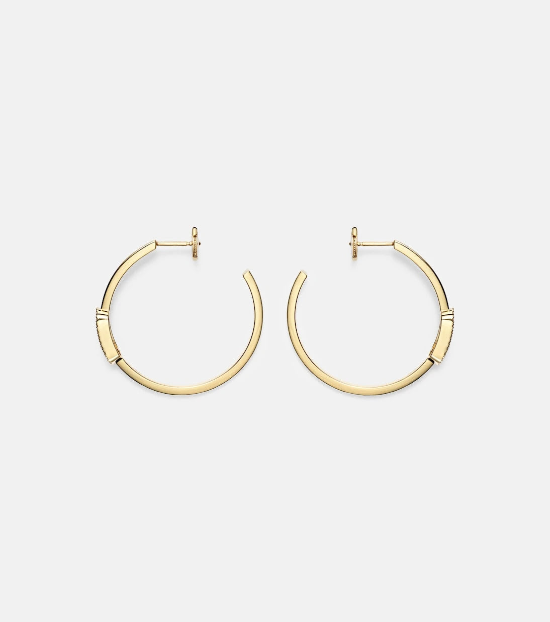 Messika - Move Uno 18kt gold hoop earrings with diamonds