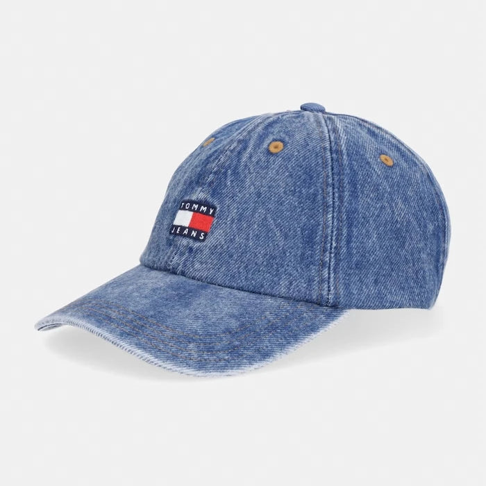 Tommy Jeans шапка с козирка дамска от деним