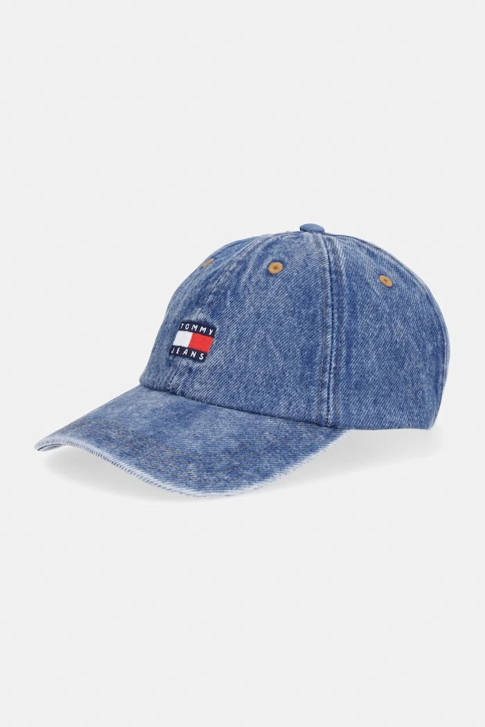 Tommy Jeans шапка с козирка дамска от деним
