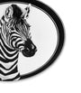 Set of 2 Zebra Bread Plates (17cm)